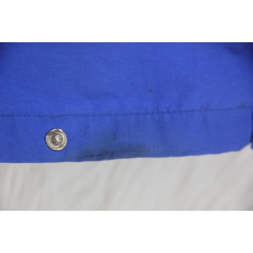 Vintage Helly Hansen Windbreaker Pants Mens Sz M Blu Nylon Full Zip Outdoor